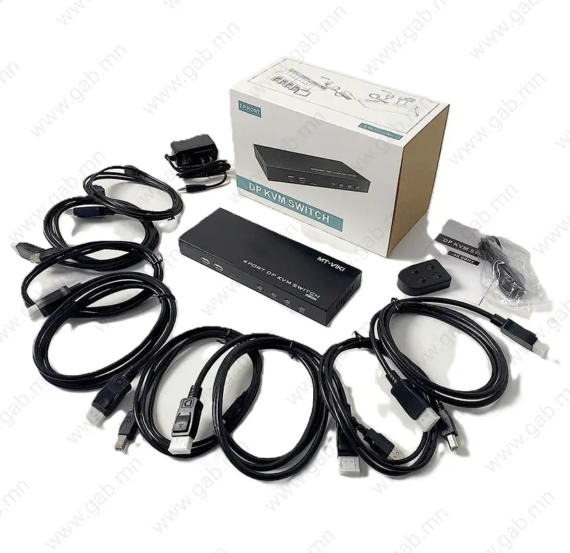 KV1 MT-VIKI HDMI USB 4 in 1 KVM Switch Gab.mn_01c.webp