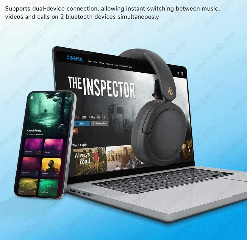 MSH2 Black Edifier W800BT Pro Wireless Over-Ear Headphone Gab.mn_01b.webp