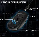 KMP3 Black Attack Shark X5 Wireless Gaming Mouse Gab.mn_01b.webp
