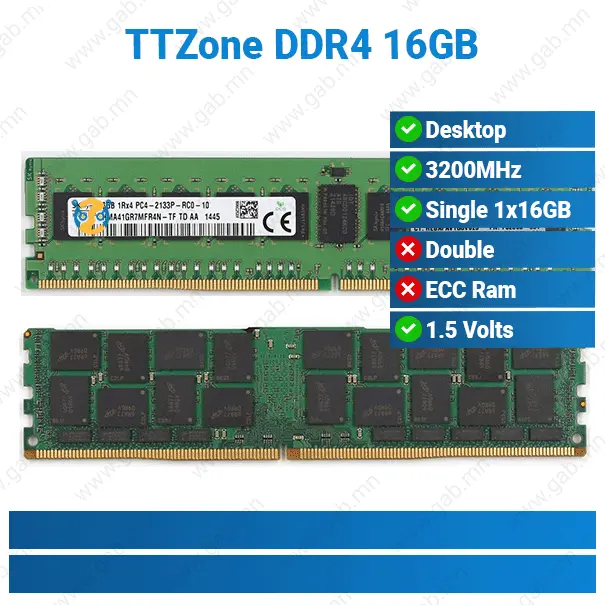 DDR4 16GB 2666MHz TTZone | PC RAM