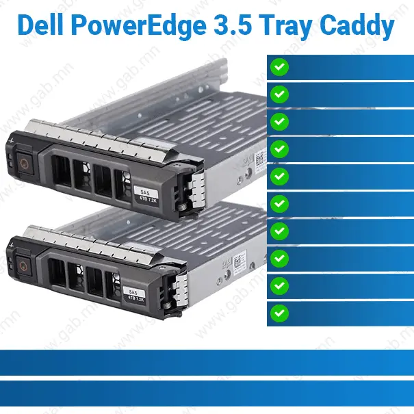 Dell PowerEdge 3.5 HDD Tray Caddy