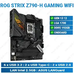 [#12'0013] ROG STRIX Z790-H GAMING WIFI D5 | ASUS Motherboard