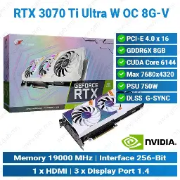 [#13'0011] RTX3070TI iGame Ultra W OC 8G | COLORFUL Graphics Card