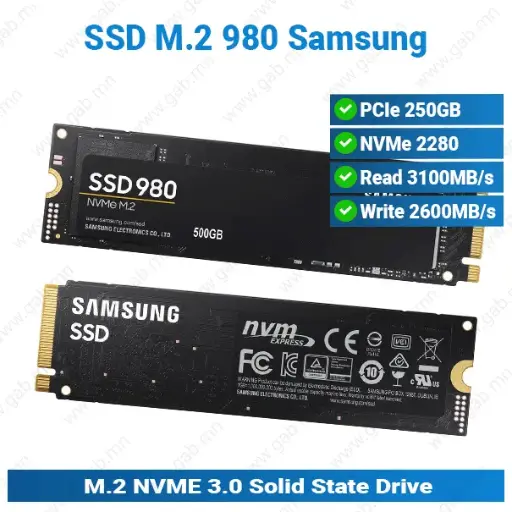 [#16'0002] M.2 500GB 2280 NVME 3.0 980 Samsung | Hard Disk