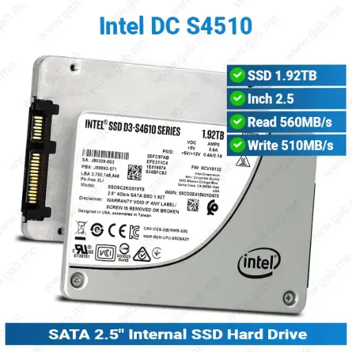 [#16'0031] SSD 1.92TB DC-S4510 Intel Server | Hard Disk